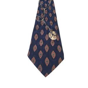 Vintage Nicole Miller Neck‎ Tie Mens Purple Stethoscope Print Silk Doctor Fun